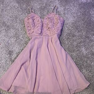 Lulu’s Homecoming dress XS Pink